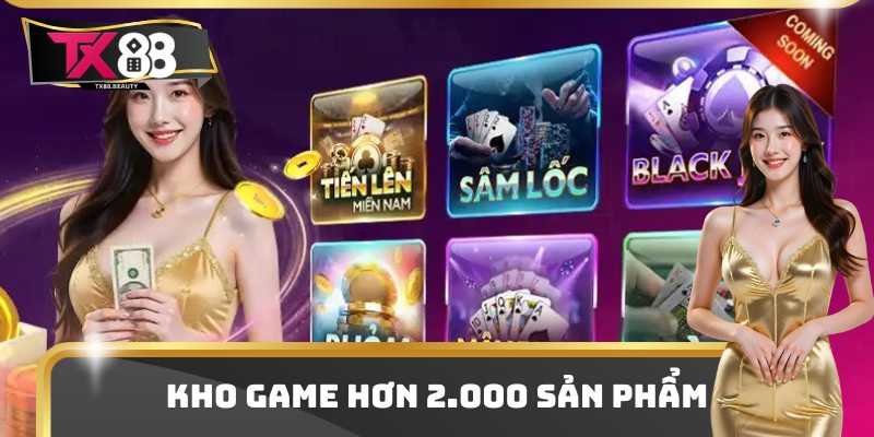 Khám phá kho game hơn 2.000 sản phẩm